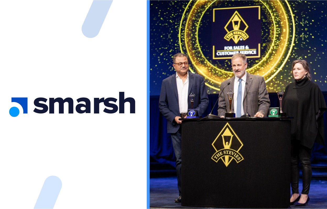 <a href="https://www.linkedin.com/posts/smarsh_stevieaward-smarsh-customersuccess-activity-7317643304903270400-Moii?utm_source=share&utm_medium=member_desktop&rcm=ACoAAAYRd9sBjv9mjeANqwC4HHfrXJ18LGva59Q" target="_blank">Smarsh recognized as a Silver winner for Front-Line Customer Service Team of the Year + Customer Service Coaching Program of the Year in the 19th annual The Stevie Awards for Sales & Customer Service!</a>