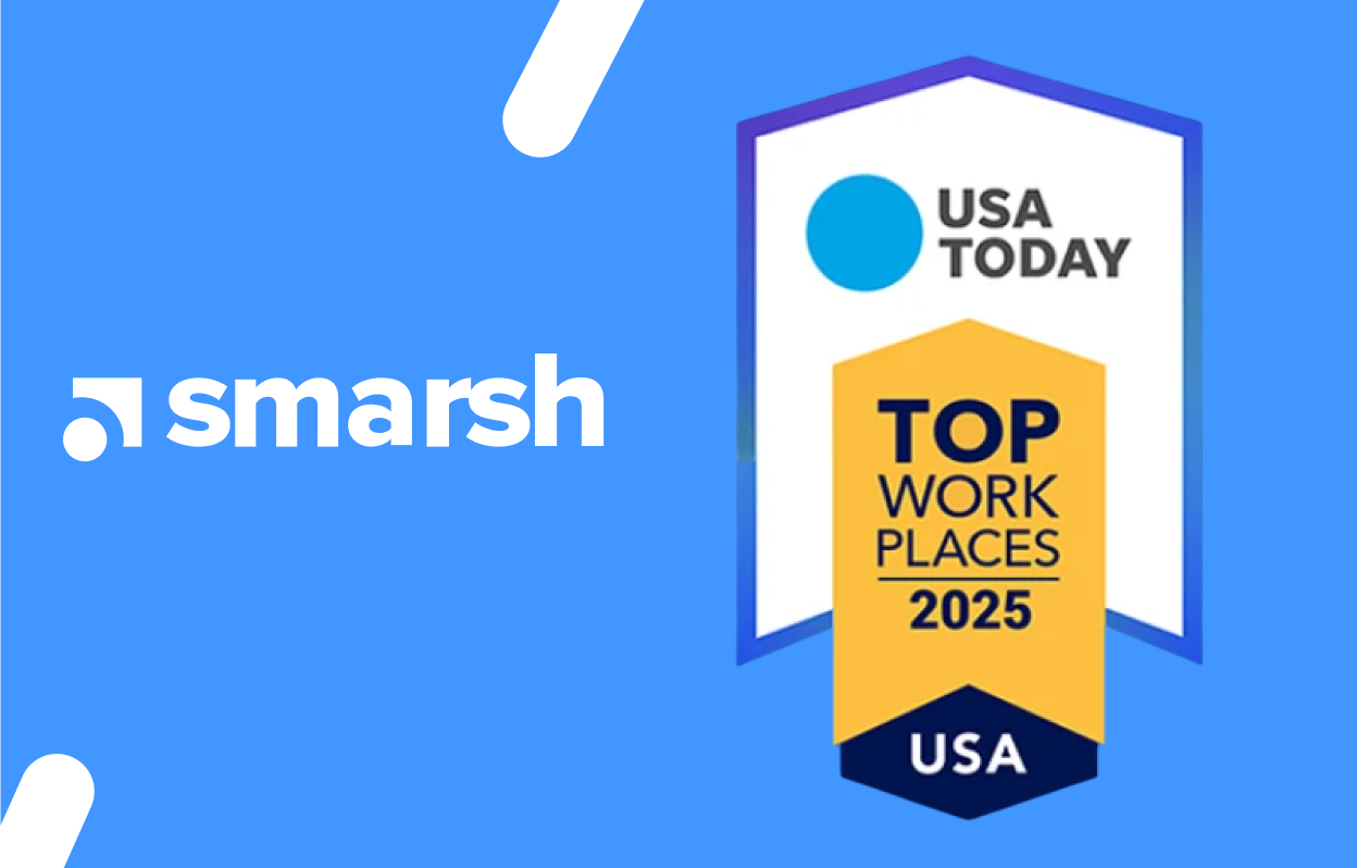 <a href="https://www.smarsh.com/press-release/smarsh-named-a-2025-usa-today-top-workplace?utm_source=&utm_medium=social&utm_campaign=2025_BRAND_Top-Workplaces&utm_content=TopWorkplace_Exec_Social-Exec" target="_blank">Smarsh Named a 2025 USA TODAY Top Workplace Recognizing Global Innovation & Employee Excellence</a>