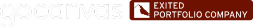 GoCanvas logo with text indicating "Exited Portfolio Company" in a red box.